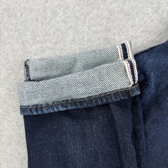 Hiroshi Kato Jeans Mens 32x28 Blue Indigo Raw The Pen Selvedge Slim Made In USA - Picture 2 of 16